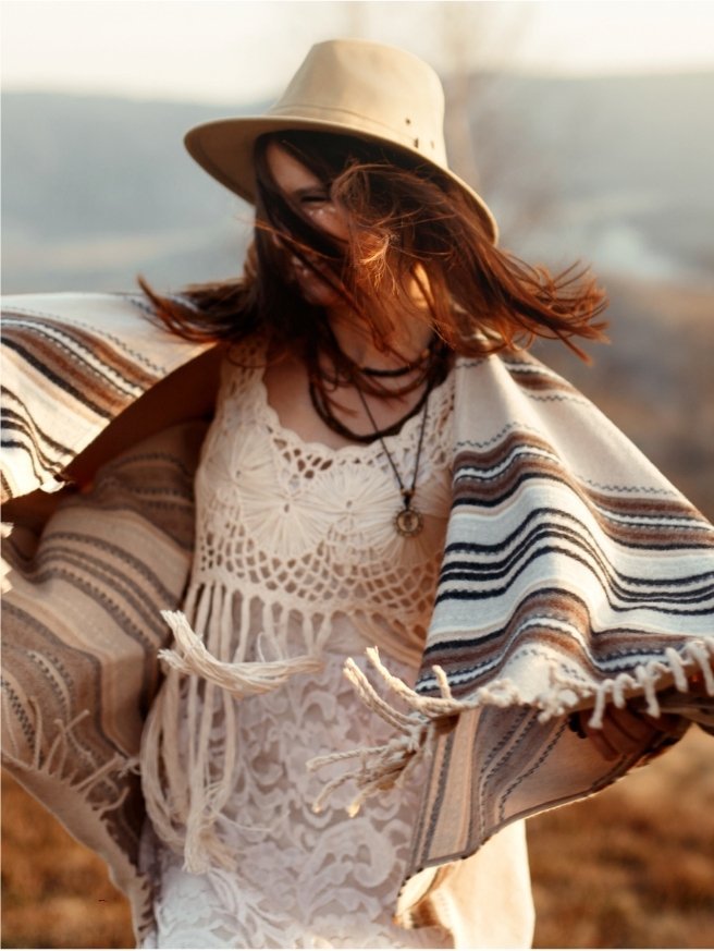 woman in western outfit