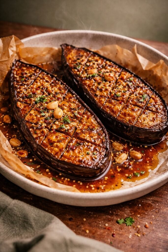 On Aubergines and the Quiet Satisfaction of Glaze